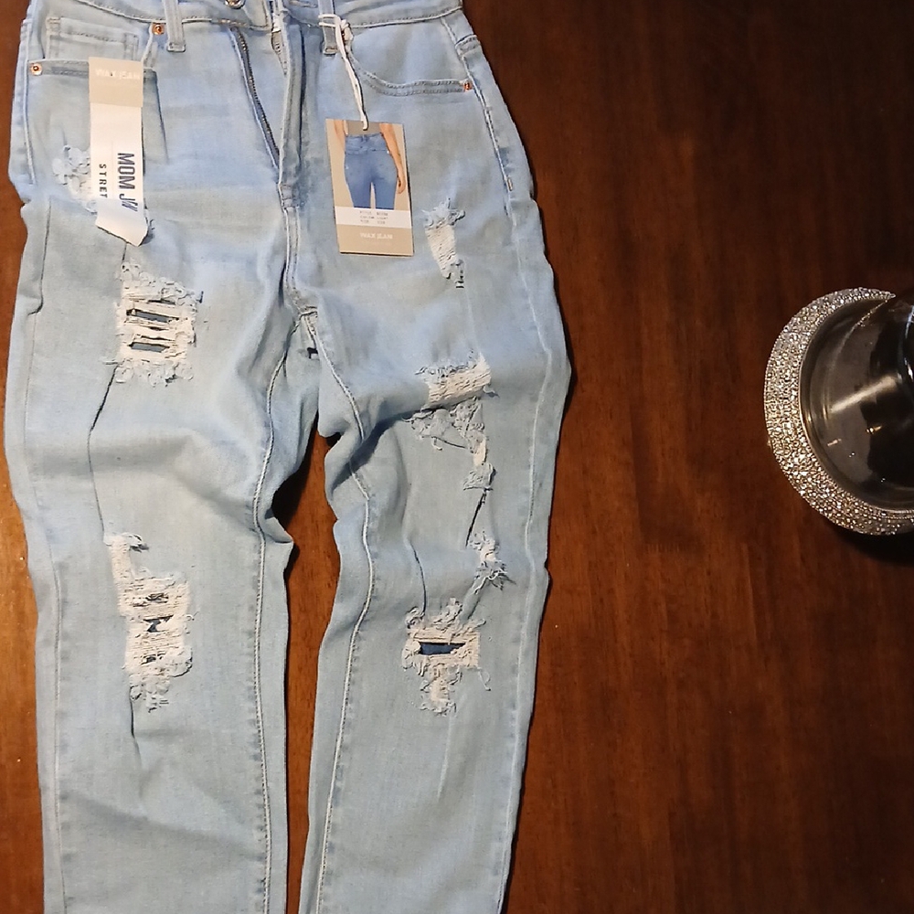 Wax Jean Blue Skinny Denim